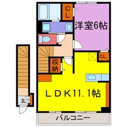 エスペランサⅠの物件間取画像